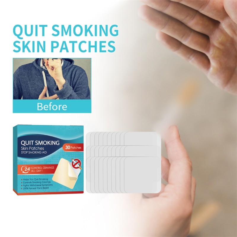 30X Nicotine Patches Stop Smoking Aid Steps 1 Through 3 to Quit Smoking Patches+