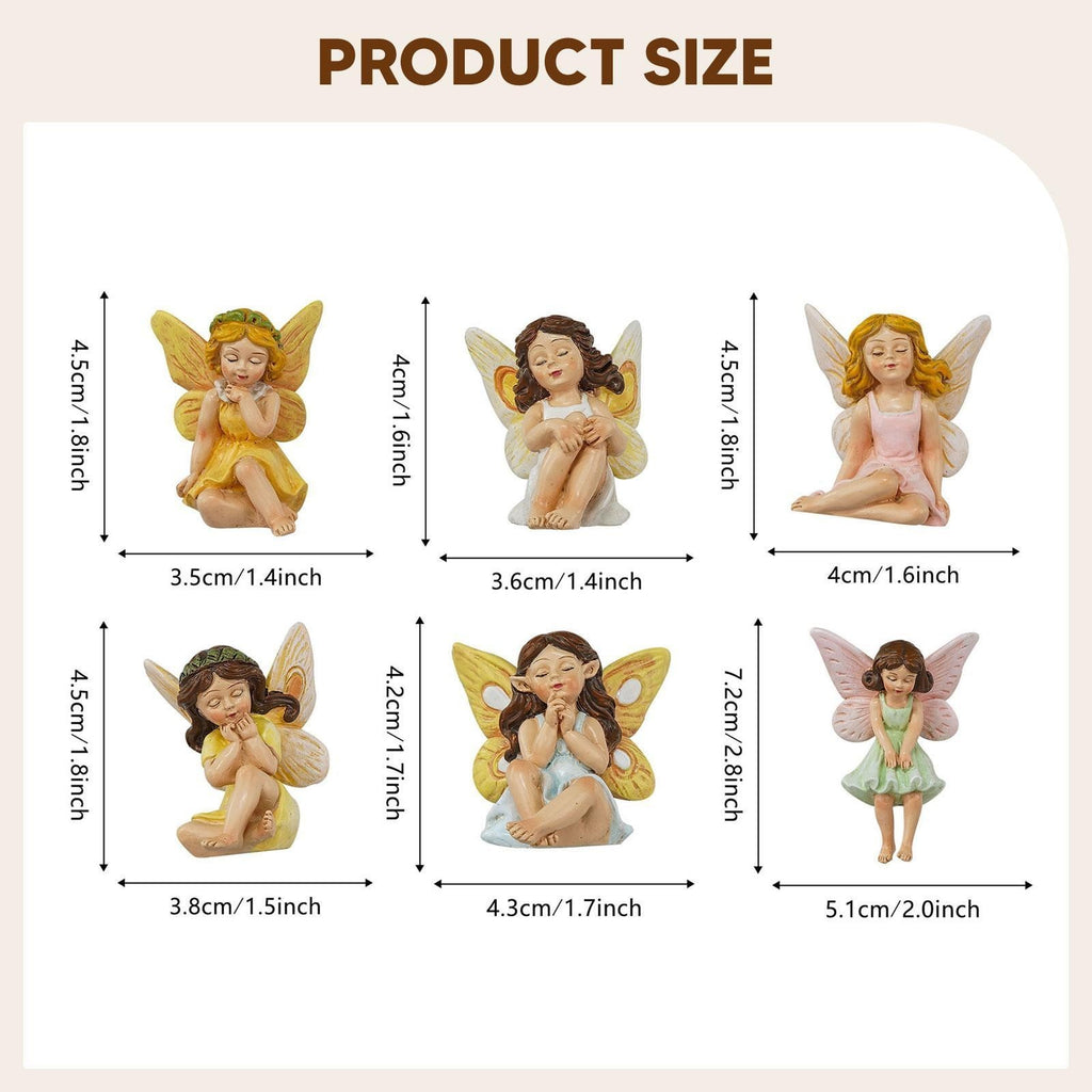 4/6Pcs Fairy Garden Accessories Ornaments Cute Home Decoration