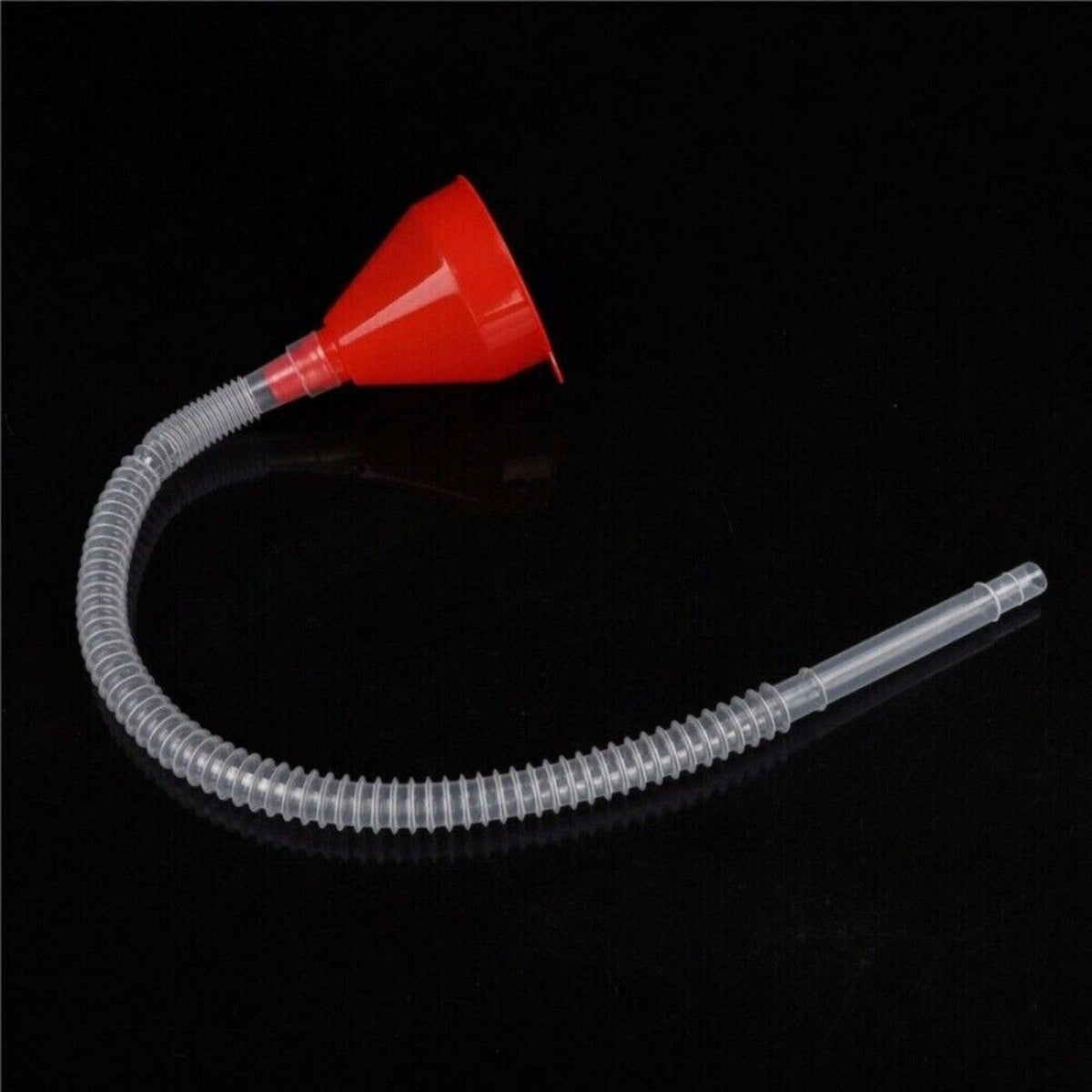 Soft Vehicle Filling Funnel With Transparent Pipe Pour Liquid Tool Plastic
