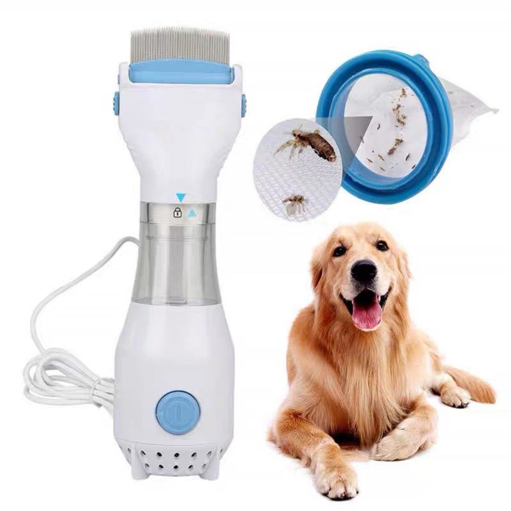 Electric Lice Removal Device Stainless Steel Electric Head Lice Comb For Hair Bl