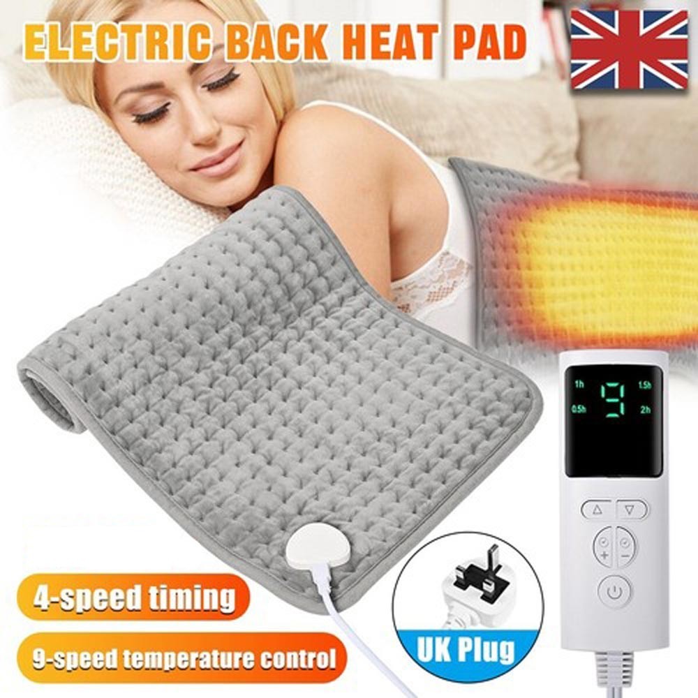 Heating pad Electric Heat Pad for Back Neck Shoulder Belly Pain Relief 30x 59cm