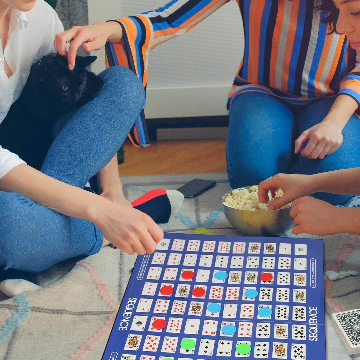 Sequence Goliath Family Fun Board Game Strategy for 2 or More Five In A Row