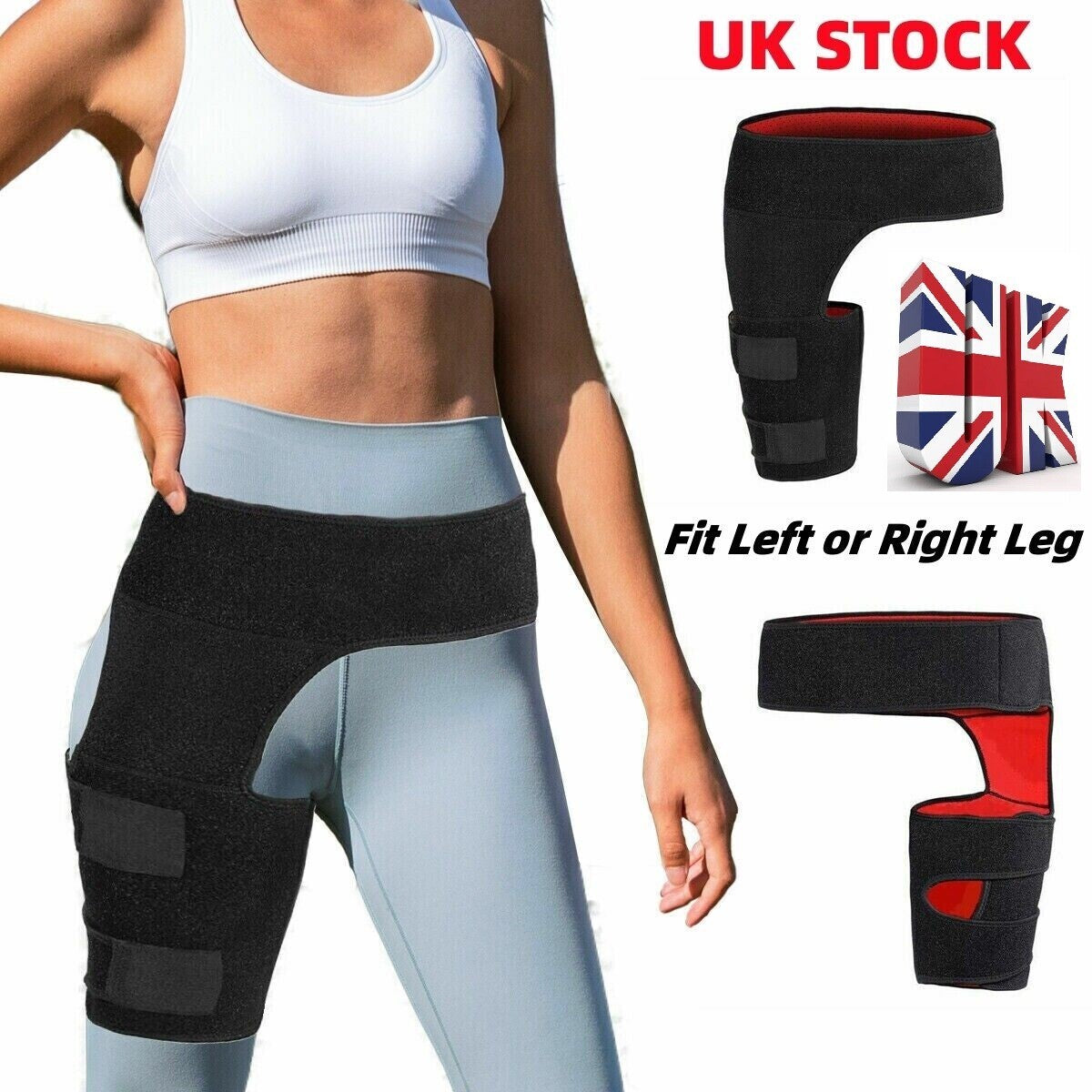 Adjustable Belt Hip Sciatica Nerve Pain Relief Groin Wrap Brace Rib Support UK