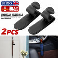 2x Auto Universal In-Car Umbrella Hook Holder Hanger Clip Fastener Accessoriess