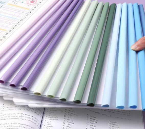 Folders 50 Pack A4 Plastic File  Pockets Clear Jacket Sleeves