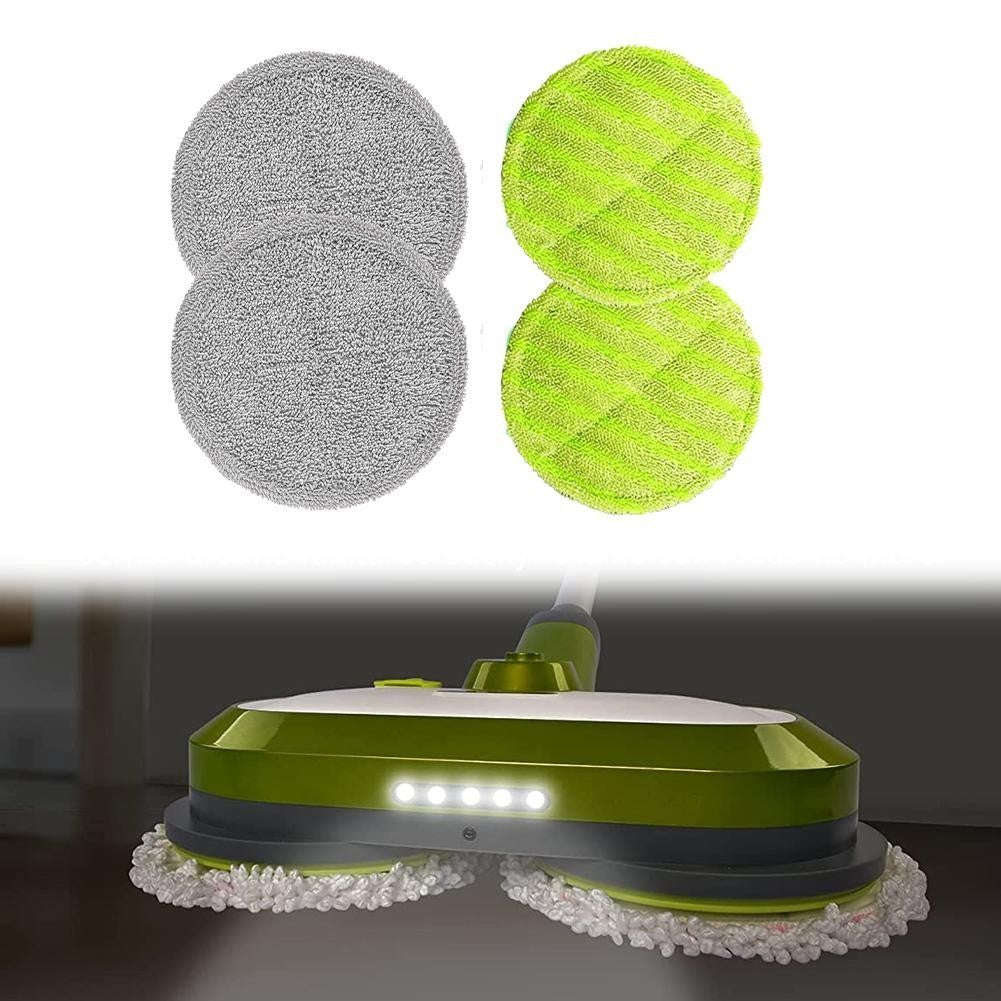 Reusable Cleaning Pads for Motorized Spin Mop Compatible with For GOBOT