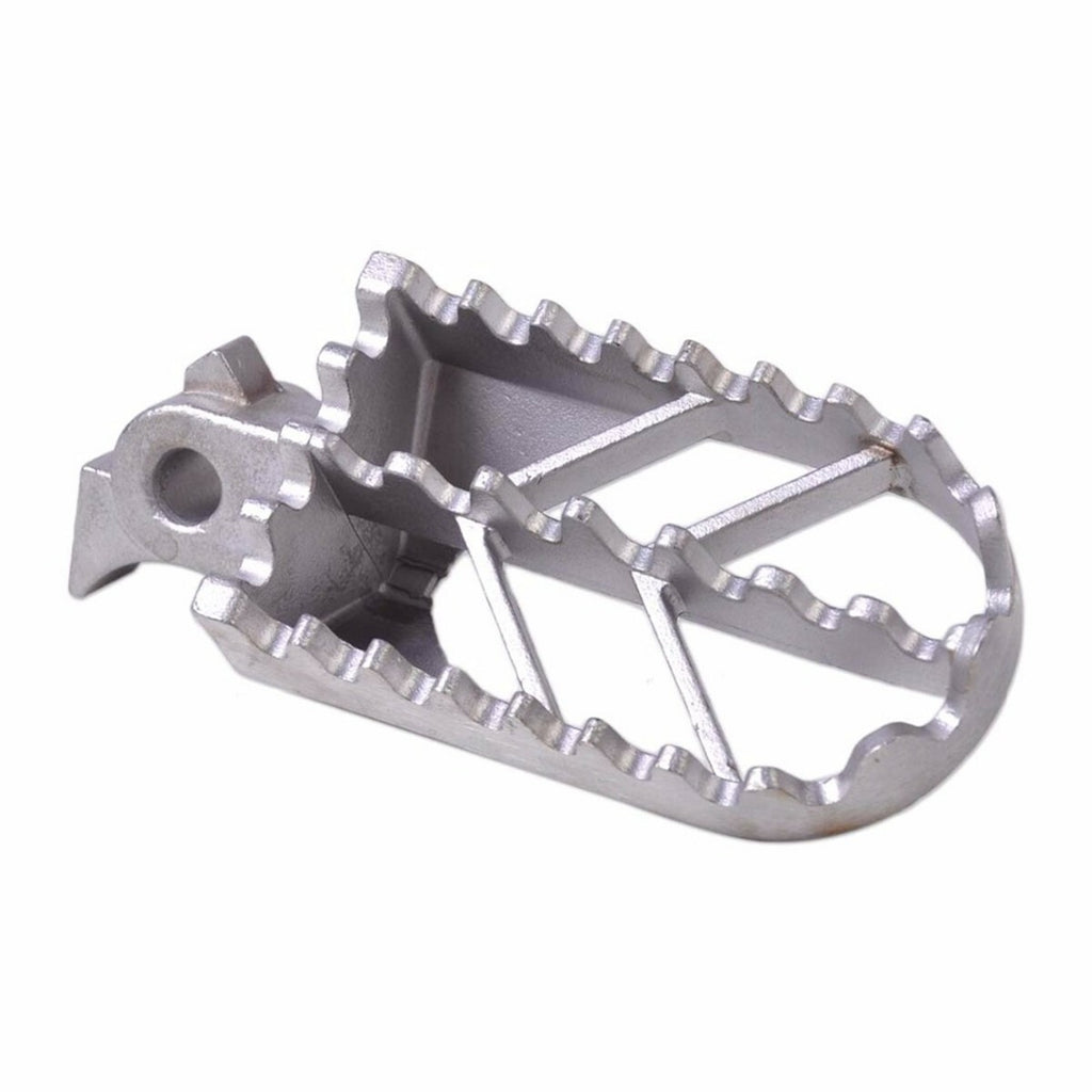 1 Pair Stainless Steel Wide Fat Motorcycle Front Foot Peg FootPegs Footrest Kit