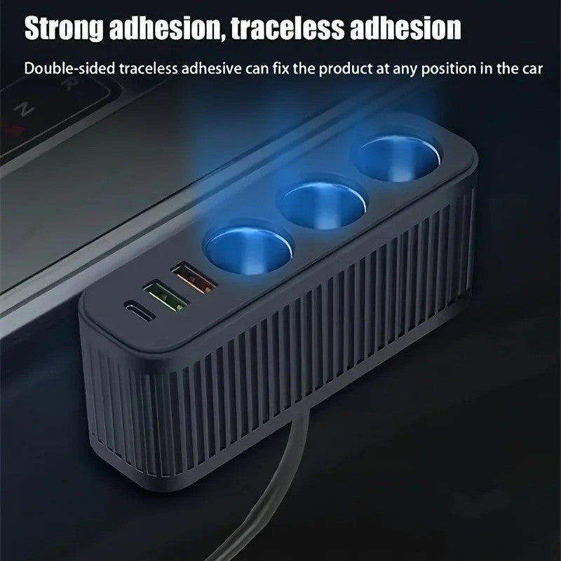 12V 24V Multi Socket Car Cigarette Lighter Splitter USB Charger Adapter  UK