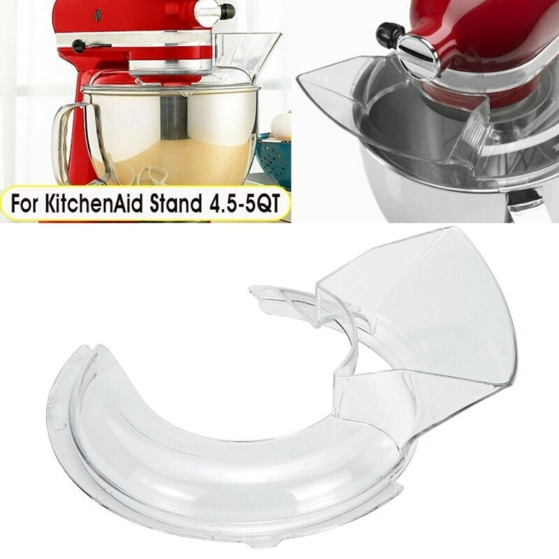 Mixer Cover Splash Guard Pouring Shield For KitchenAid 4.5-5Qt KN1PS K45SS