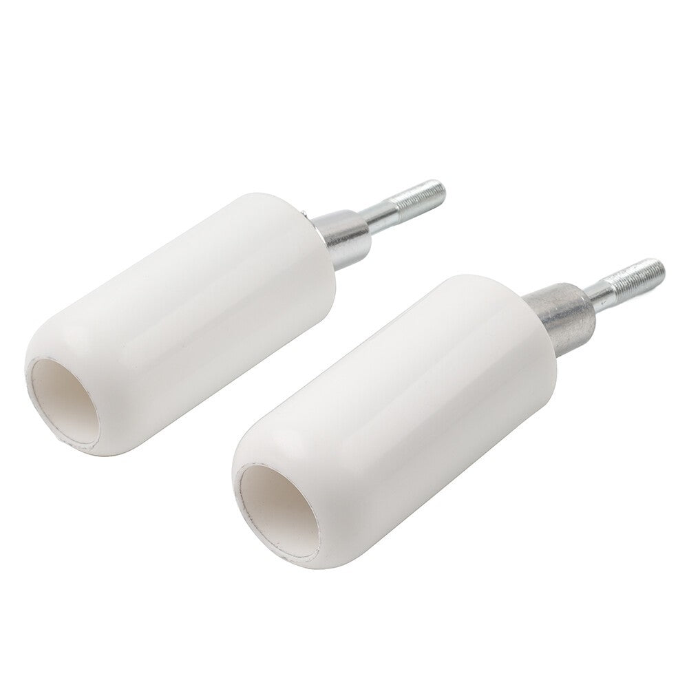 Universal Motor White Frame Sliders Anti Crash Protector For Yamaha For Suzuki