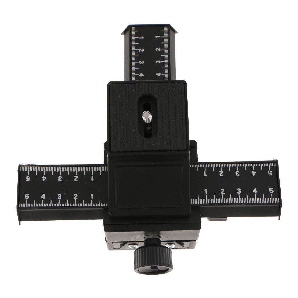 Professional 4-way adjustment slide macro rail Focusing Rail Slider for