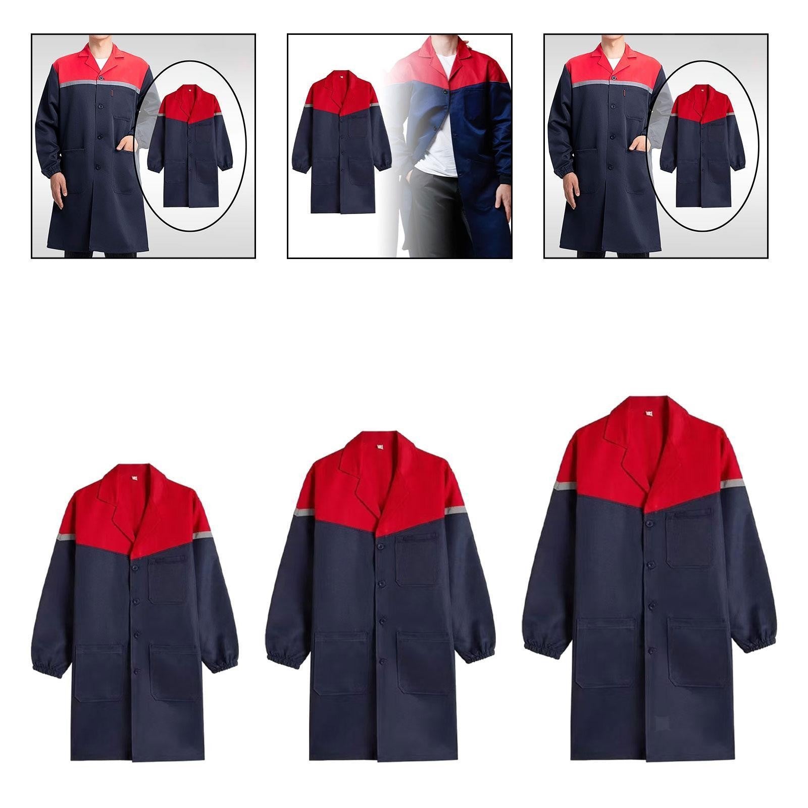 Paint over Coat Adults Workshop Mechanic Outerwear Smock Men Warehouse Work Coat