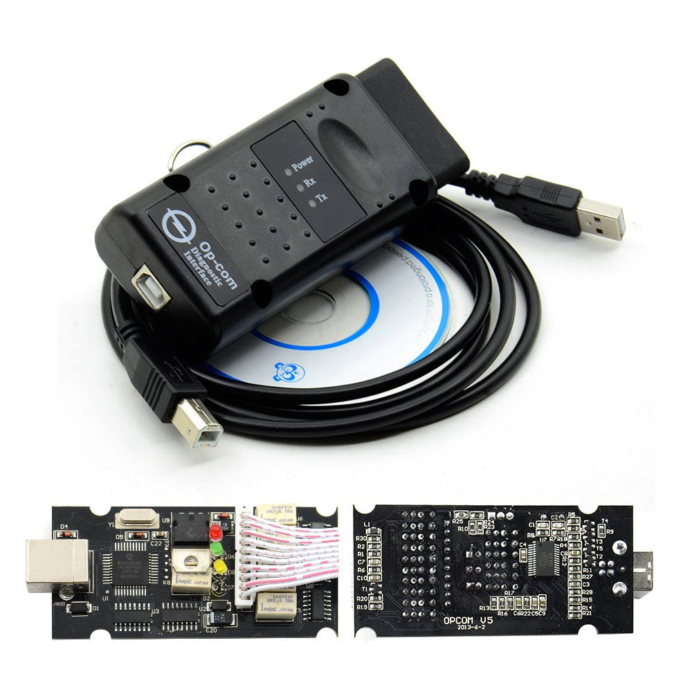 For V1.99 OPEL OP COM Vauxhall OBD2 Diagnostic Code Reader Scanner Tool OPCOM UK
