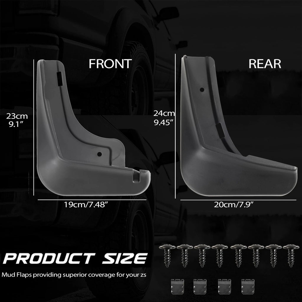 4pcs For MG ZS MK2 Pro 2025 2026 Mud Flaps Splash Guards Mudguards FRONT REAR