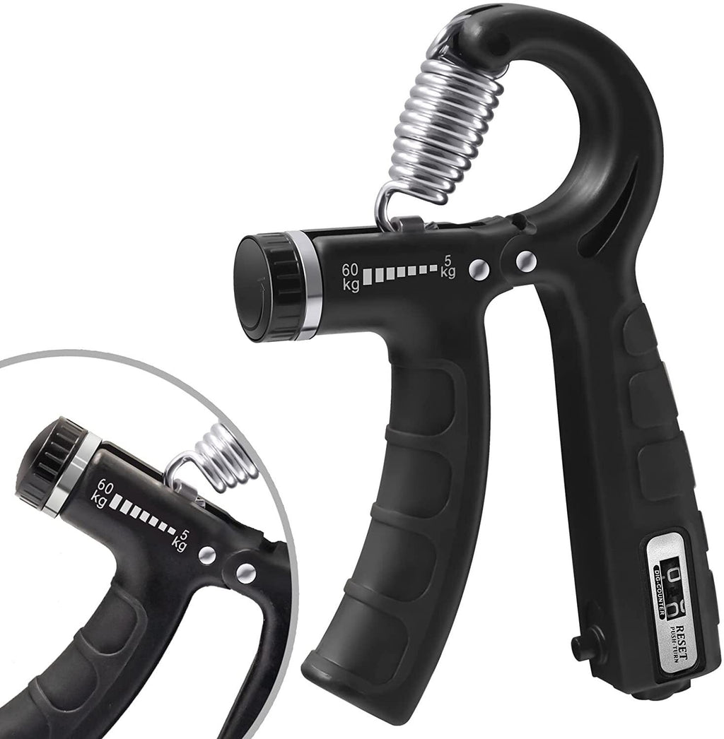 5-60KG Sport Hand grip Strengthener Adjustable Forearm Trainer Finger exerciser