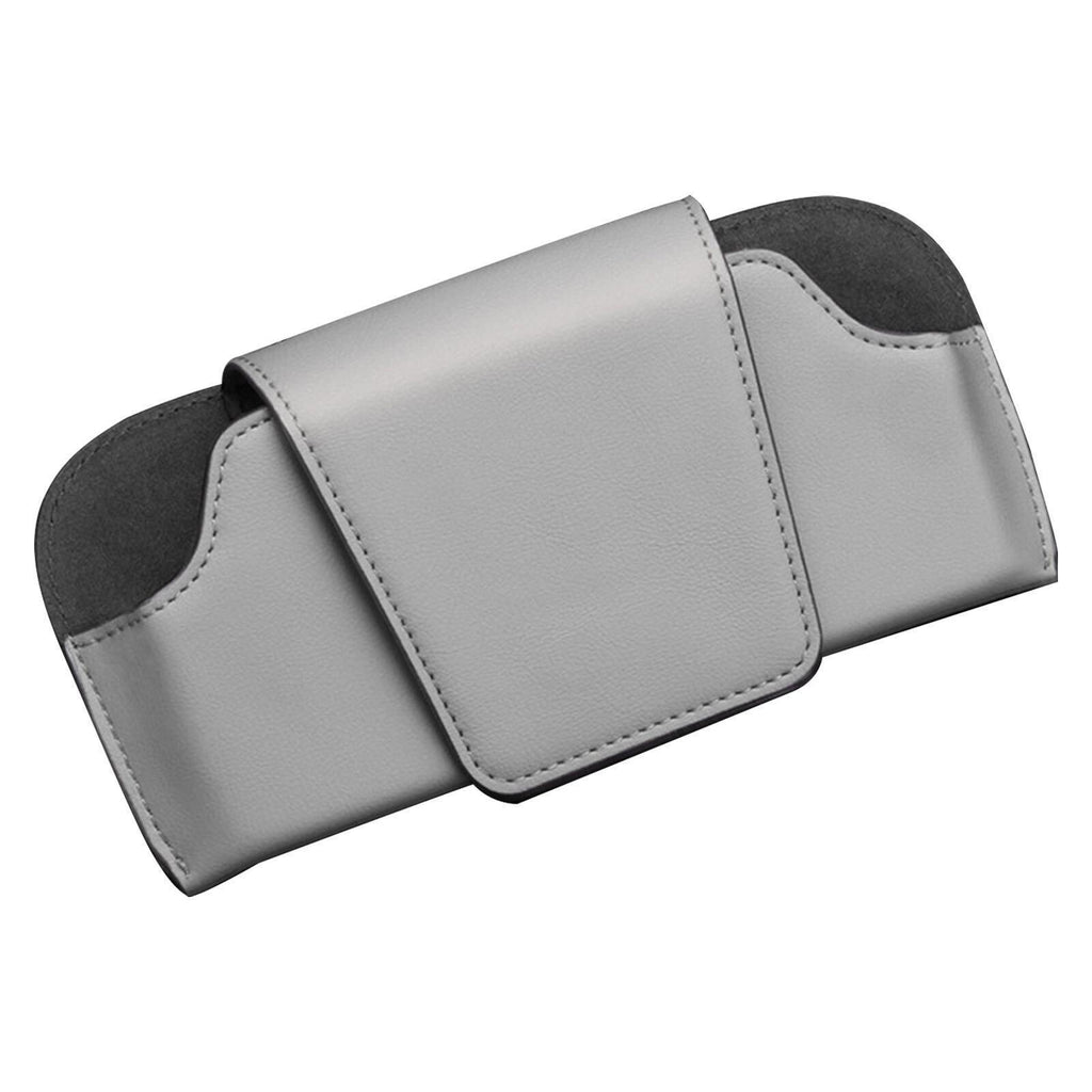 Car Sun Visor Sunglasses Case Holder Eye Glasses Box Clip Suede Shell Storage UK