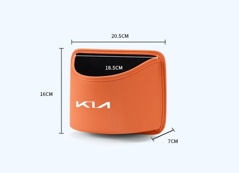 For Kia Car Door Trash Bin Can Rubbish Garbage Side Storage Box Gap Filler
