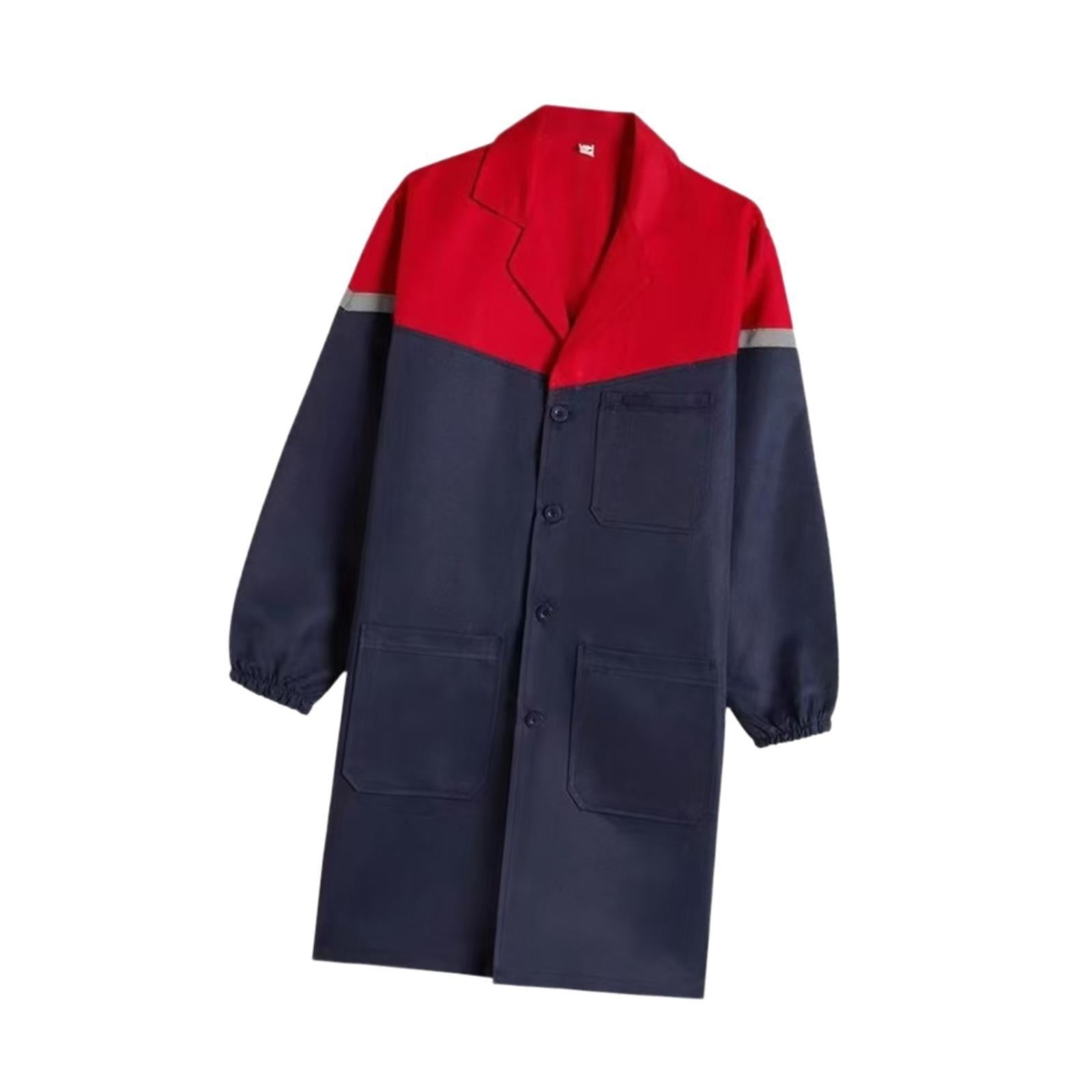 Paint over Coat Adults Workshop Mechanic Outerwear Smock Men Warehouse Work Coat