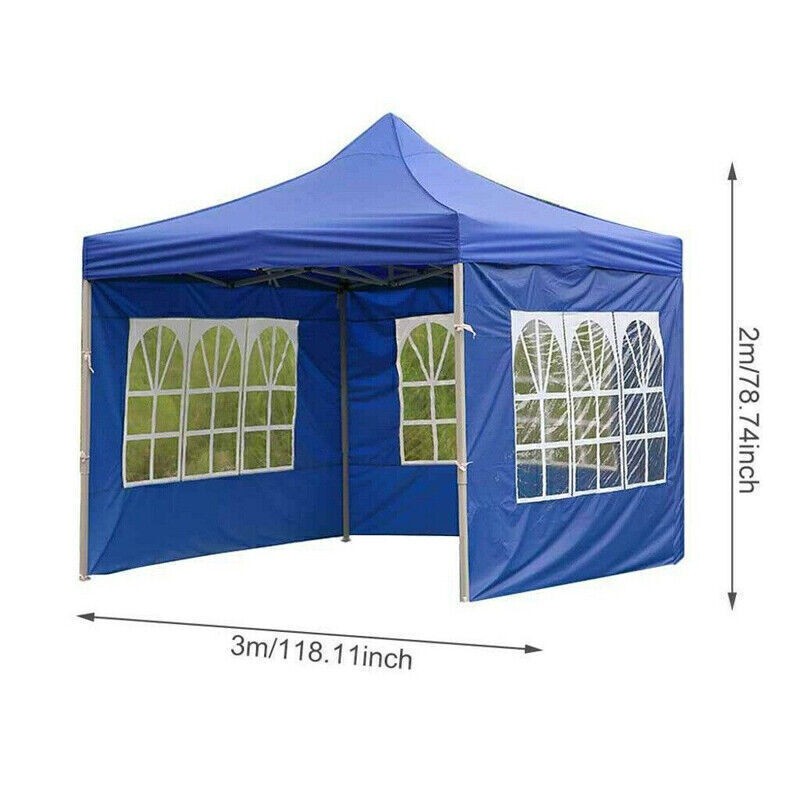 Garden 3x2m Marquee Gazebo, Waterproof Canopy Tent with Side Walls Outdoor