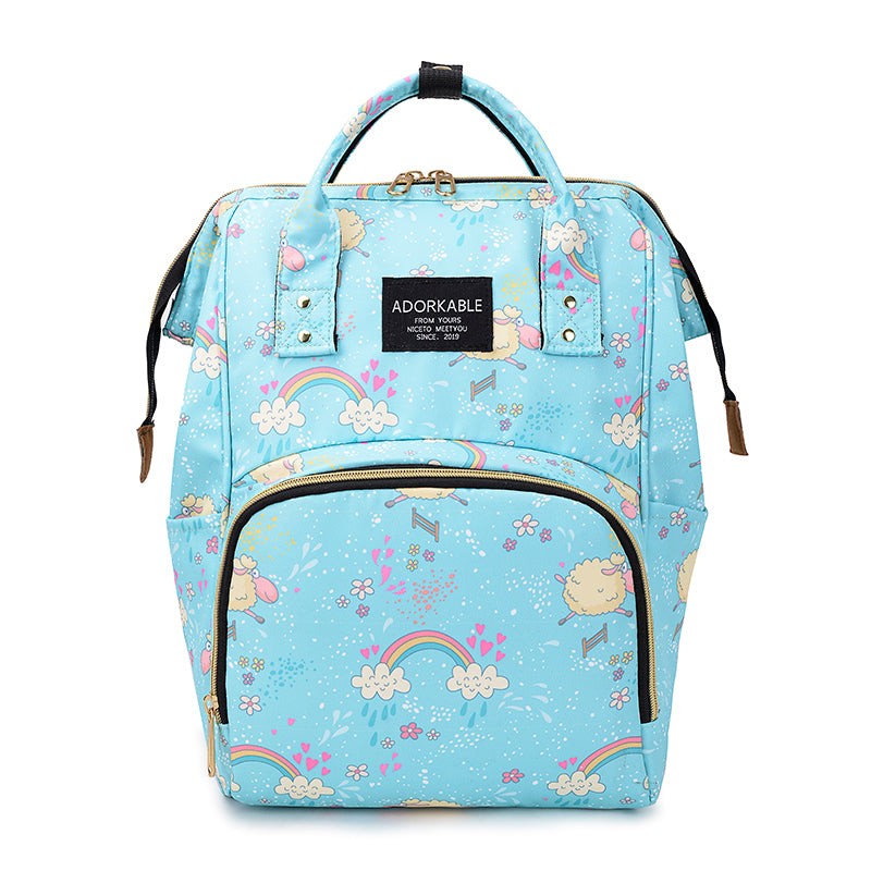 Hod Health & Home Cute Colourful Multifunctional Backpack Nappy Bag fabric,nylon