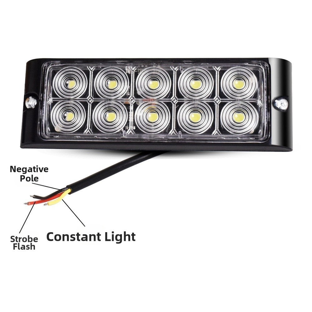 Vehicle Tail Signal LED Marker Lights 2PCS 12/24V for Truck and Trailer