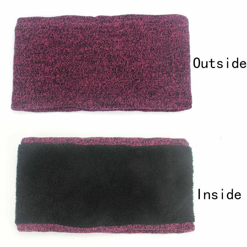 3PCS/Set Men Women Beanie Hat And Neck Scarf Knitted Gloves Set Winter Warm Gift