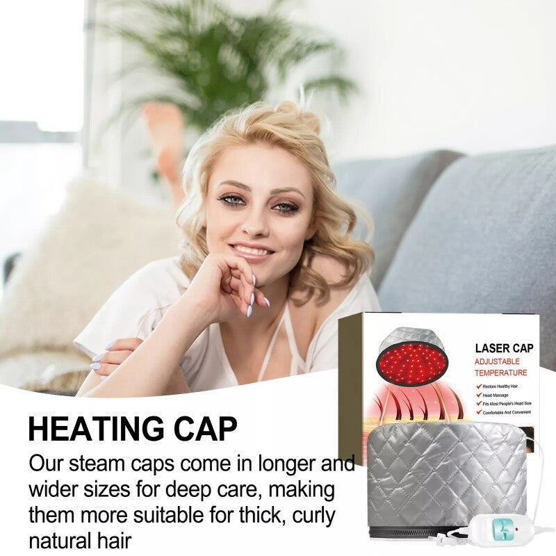 Electric Hair Thermal Treatment Hat Anti-electricity Control Heating Hair Cap