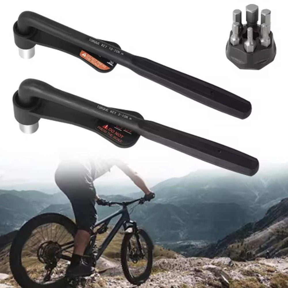 Bicycle Torque Wrench with Bit Set Portable Small MTB Road Bike Allen Key Tool