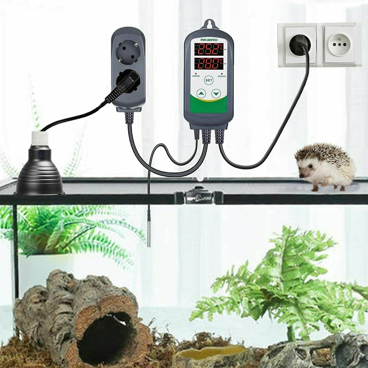 Temperature Controller Thermostat 308 Brew Wine Making Greenhouse Germination UK