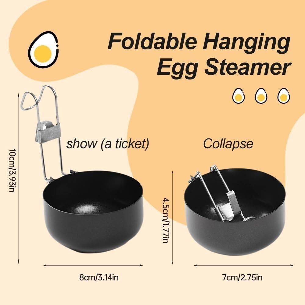 1/2Pcs Cooking Accessories Egg Steamer Cooking Spoon Non-stick Egg Poacher