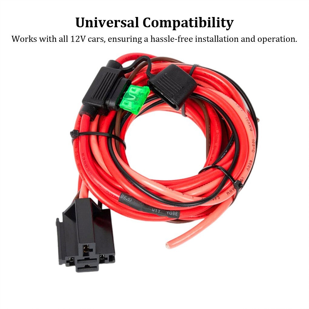 Electric Fuel Pump Relay Kit Fuel Pump Wire Harness Kit For 12V System Universal
