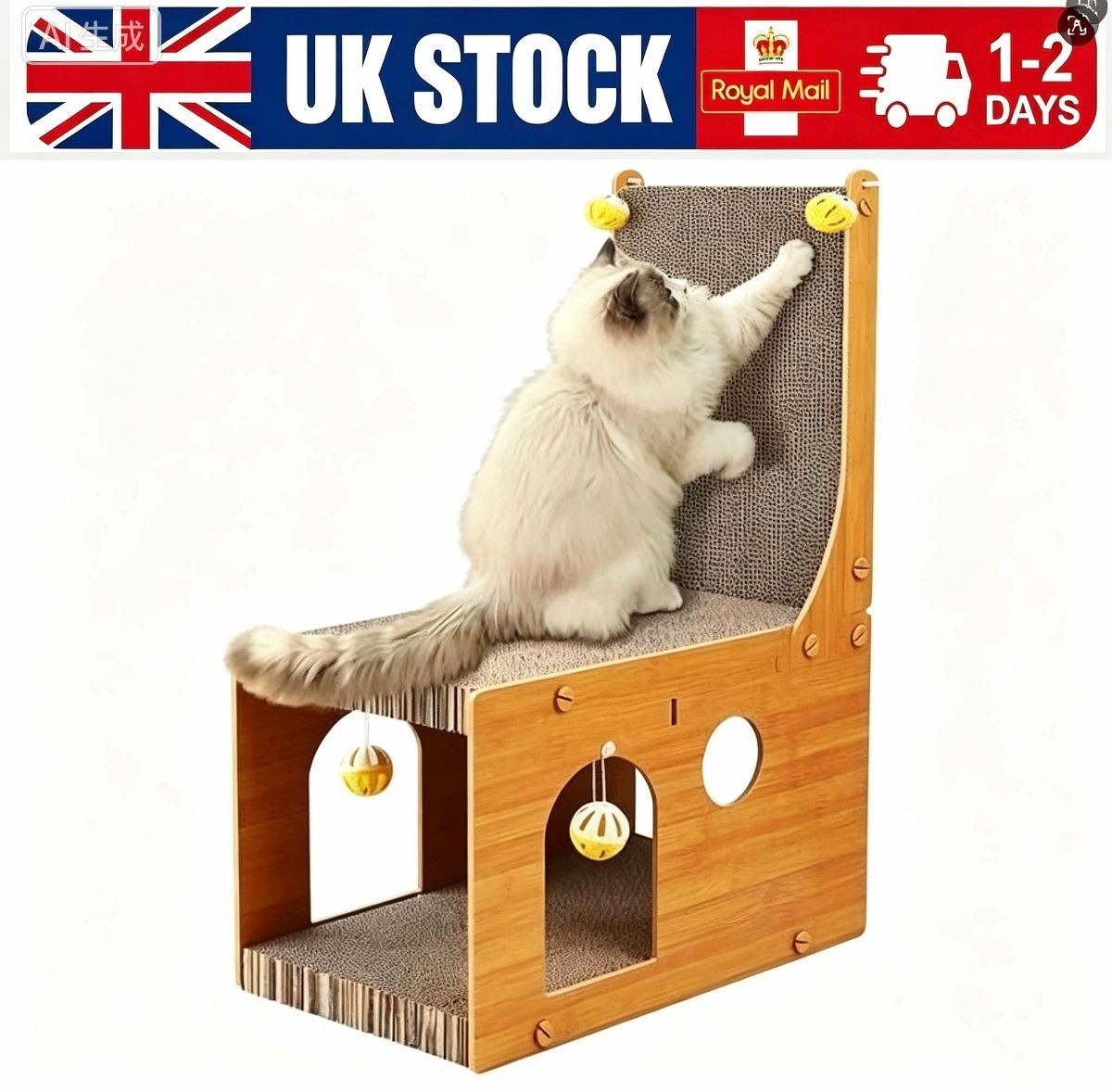 Tall Cat Scratching Post & Activity Center