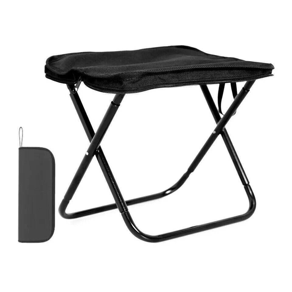 FOLDING STOOL Camping Chair Seat Portable Mini Stool Outdoor Picnic Fishing BBQ