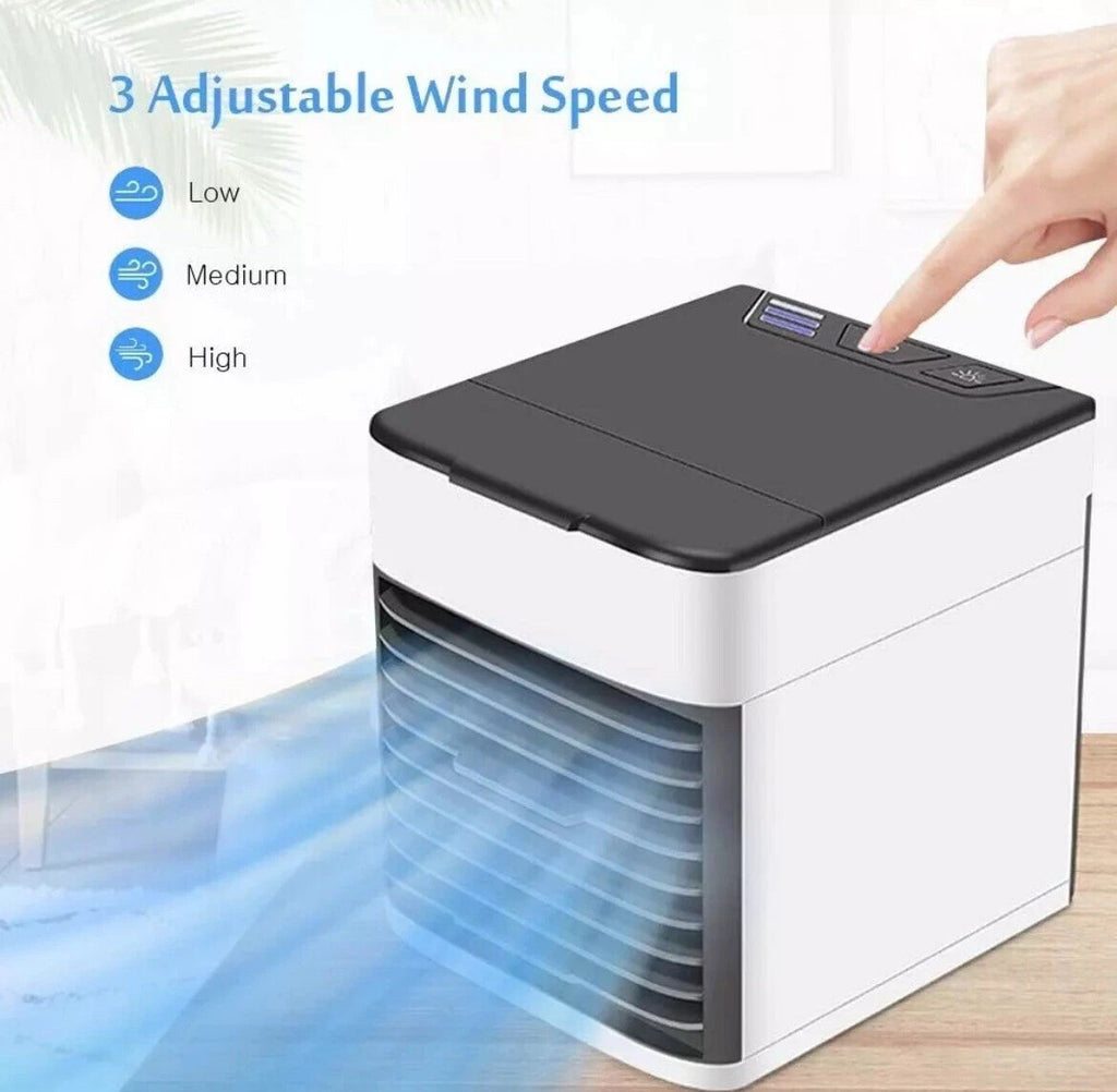 Portable Mini Air Cooler Water-Cooled Air Conditioning Unit Low Noise Fan UK