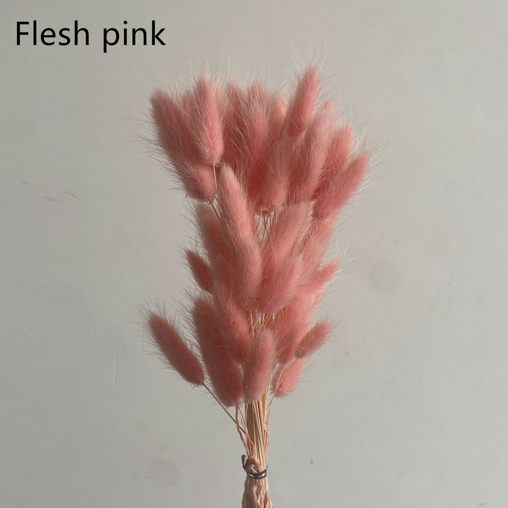 Dried Pampas Grass Decor ,Tall-Faux Bunny Tails Dried Flower Bouquet 50 Pcs