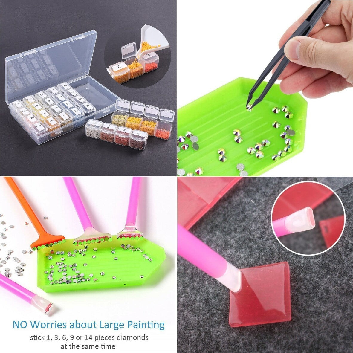 20 Pcs 5D Diamond Art Painting Accessories Tools, Diamond Painting Pen DIY Craft