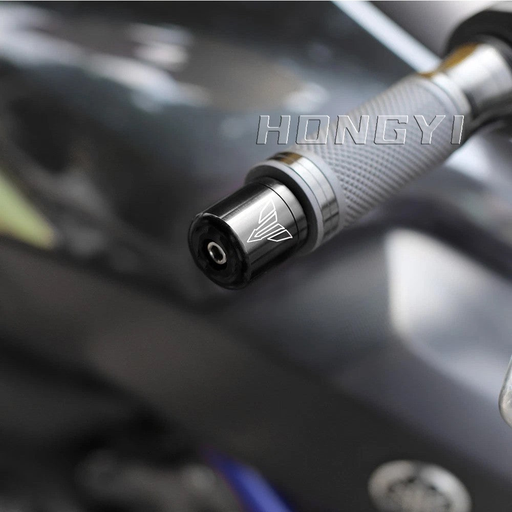 Handlebar Grip Bar Ends Cap Slider For Yamaha MT-07 09 10 MT-125 YZFR125 XJ6 XSR