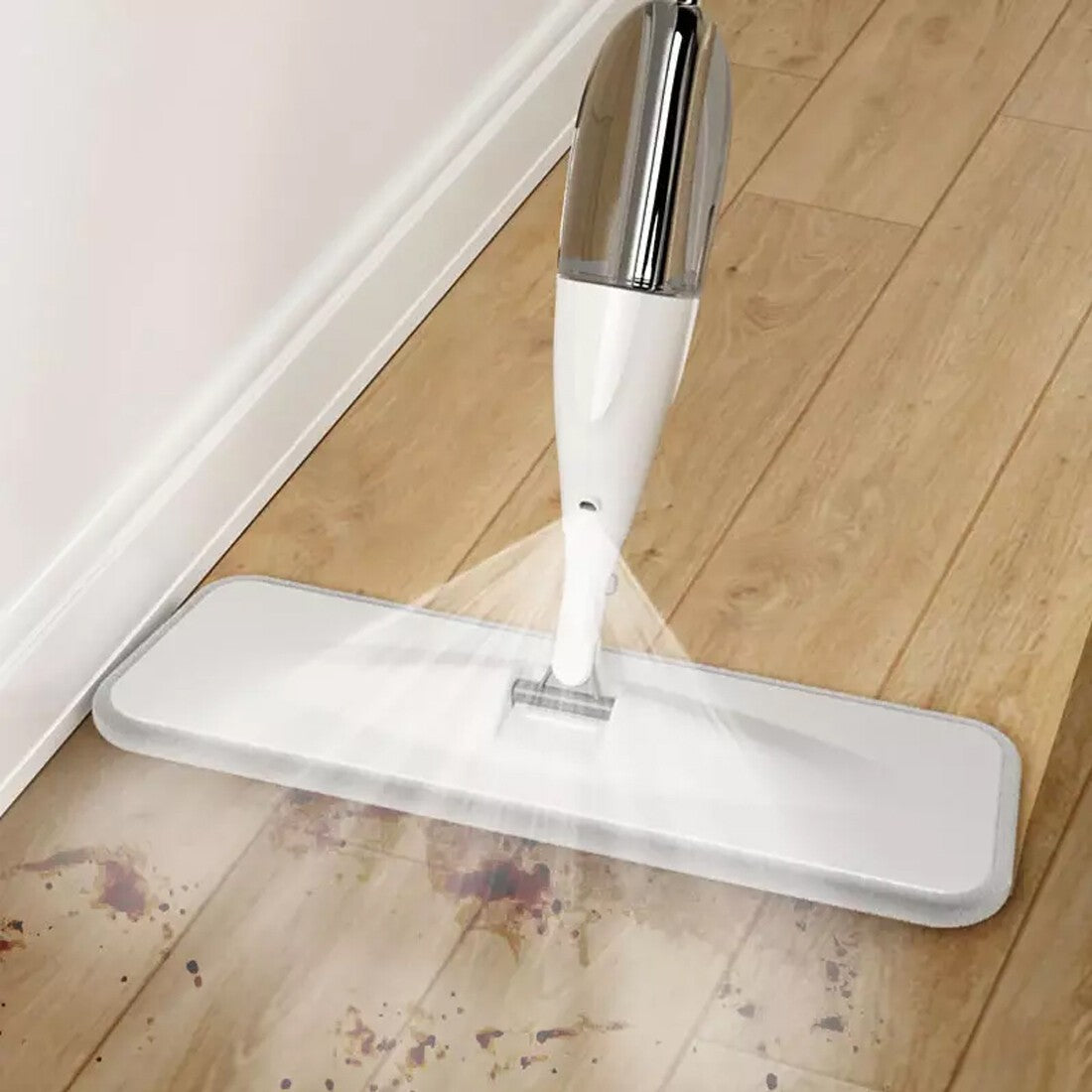 Spray Mop for Floor Cleaning 5 Reusable Microfibre Pads 350ml Water Bottle Tank
