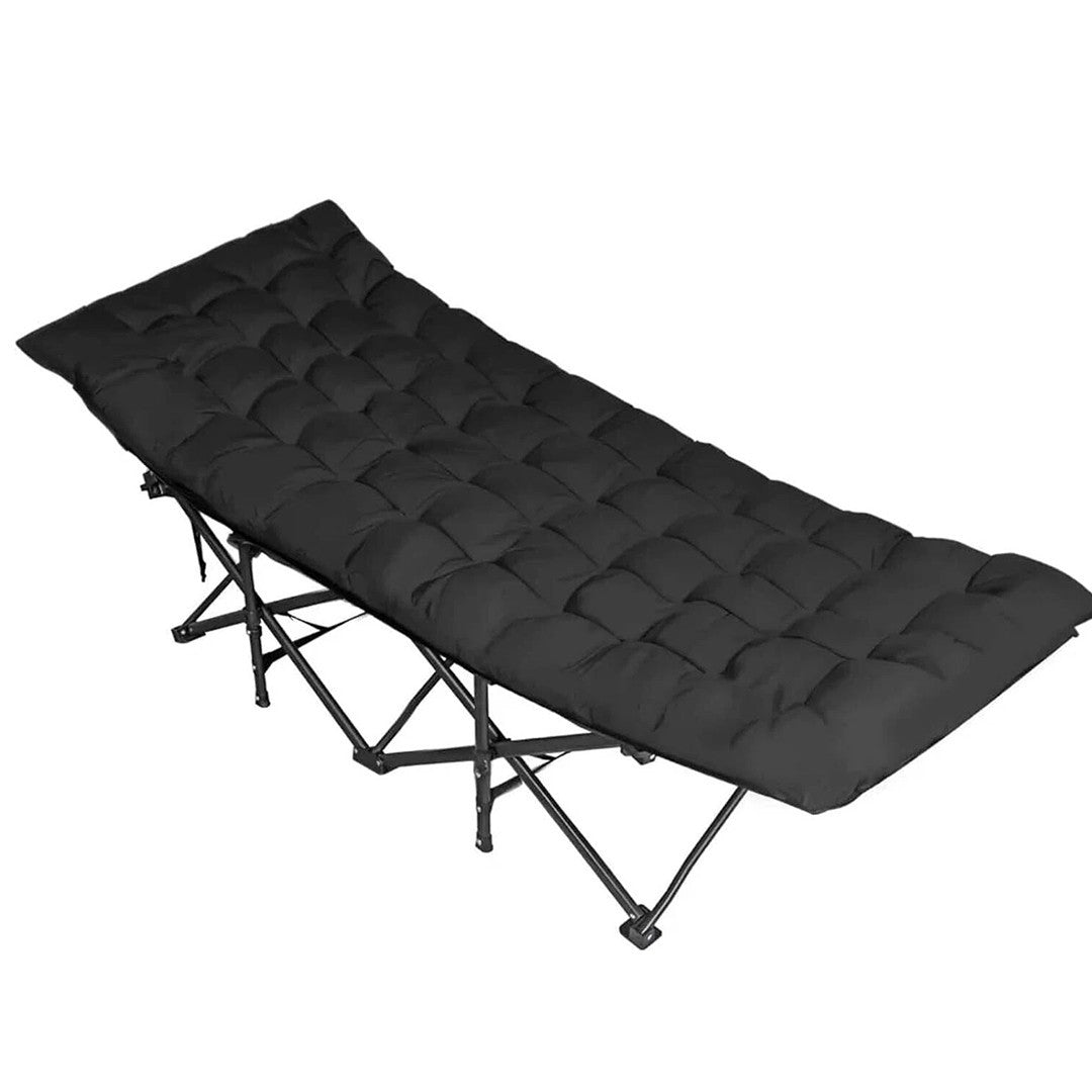 Camping Cot Heavy-Duty Portable Camping Bed  Folding Sleeping Bed with Mattress