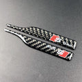 S Line Carbon Fiber Rearview Mirror Sticker Anti-scratch Strip for Audi Styling