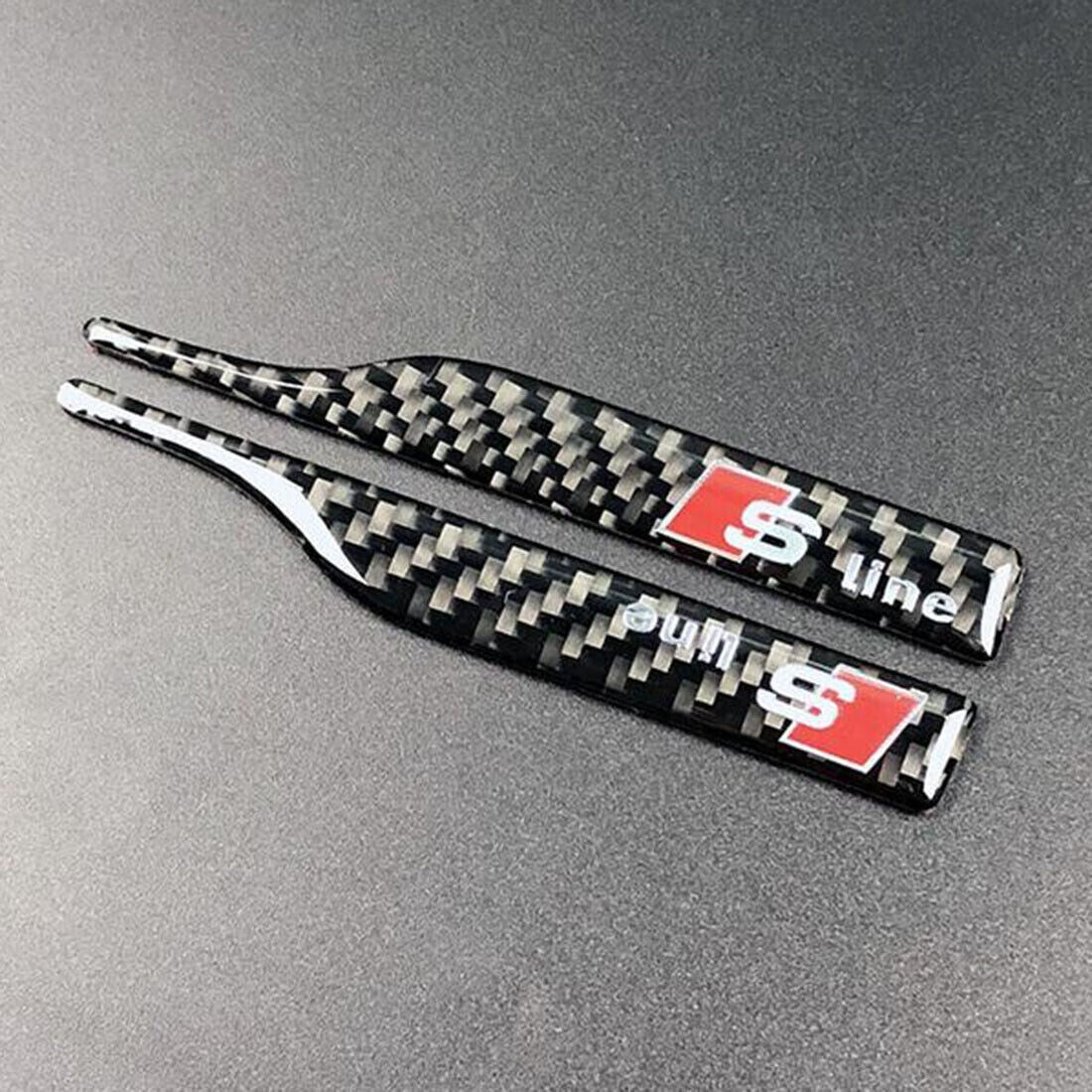 S Line Carbon Fiber Rearview Mirror Sticker Anti-scratch Strip for Audi Styling