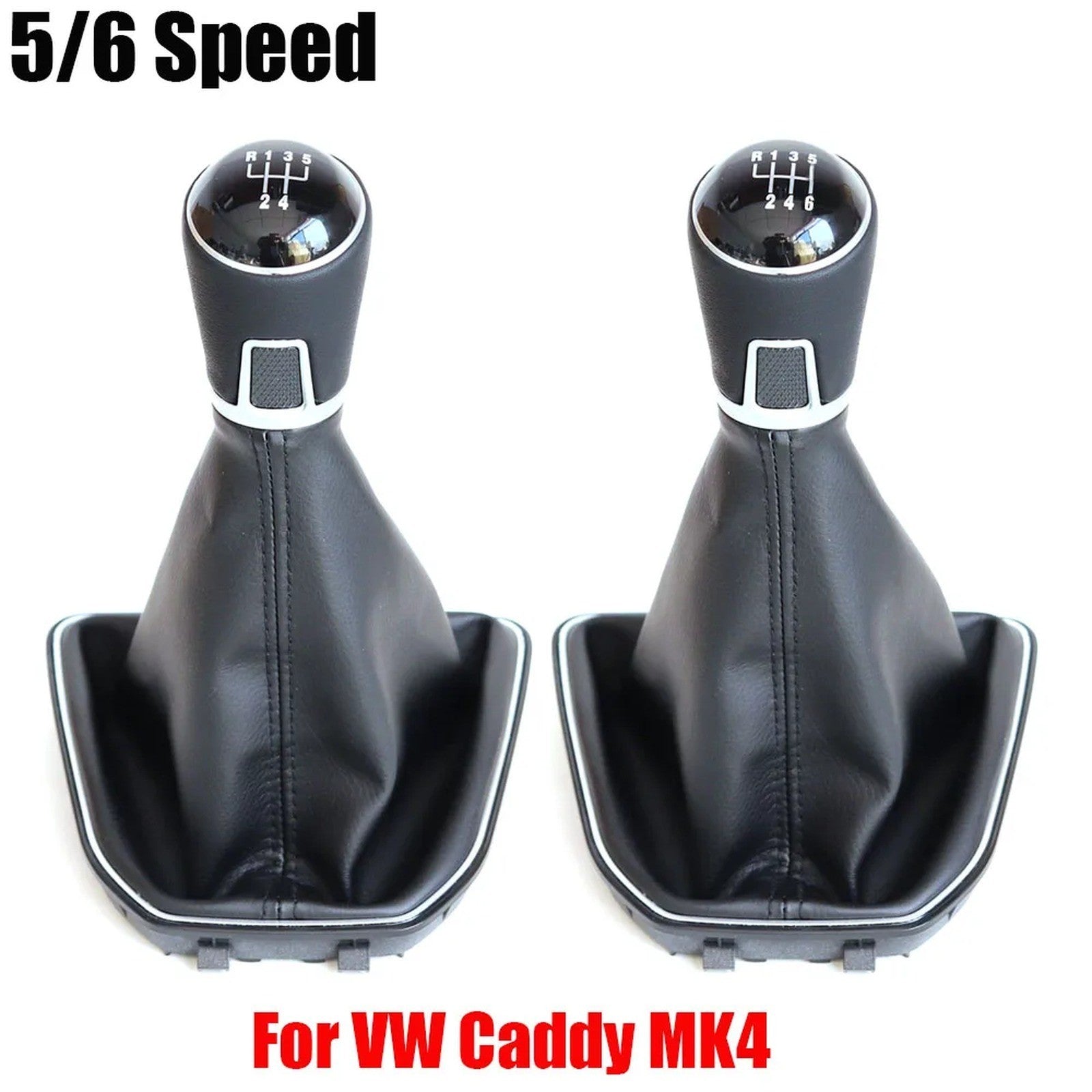Gear Shift Knob Lever Switch for VW Caddy 4 IV MK4 2015-2019 Manual Black