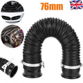 76mm 3 inch Universal Car Cold Air Intake Inlet Pipe Flexible Duct Tube Hose Kit