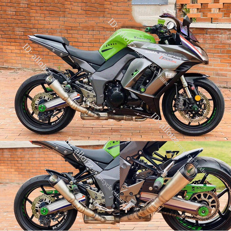 For Kawasaki Z1000 Z1000SX 2010-2019 Motorcycle Exhaust System Middle Link Pipe
