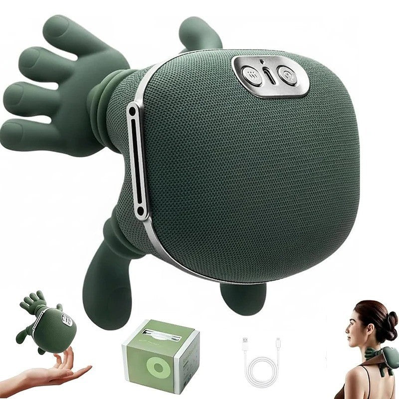 Neck Shoulder Massager with Heat Simulated Human Hand Cervical Trapeziu Massager