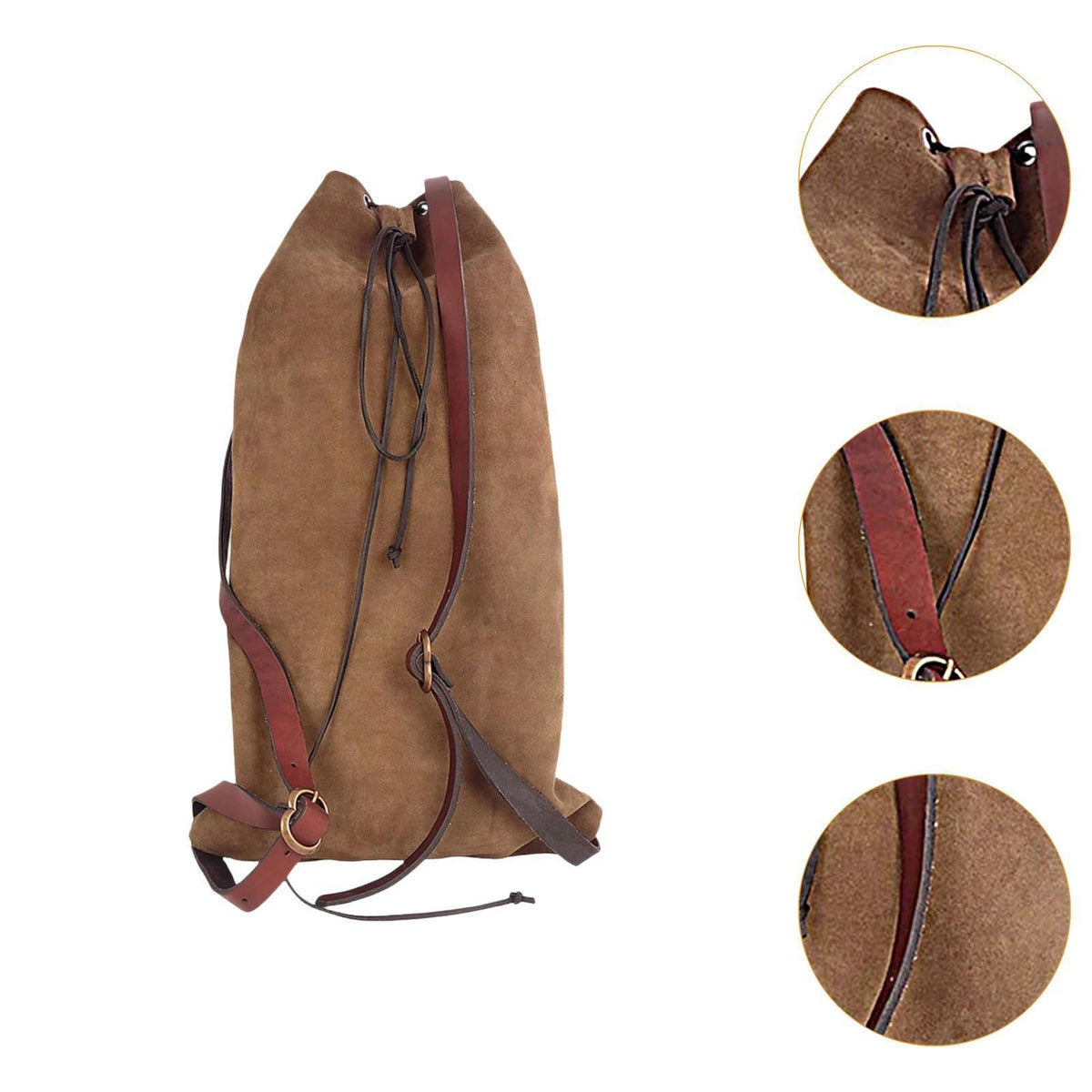 Medieval Backpack Practical Unique Belt Bag for Camping