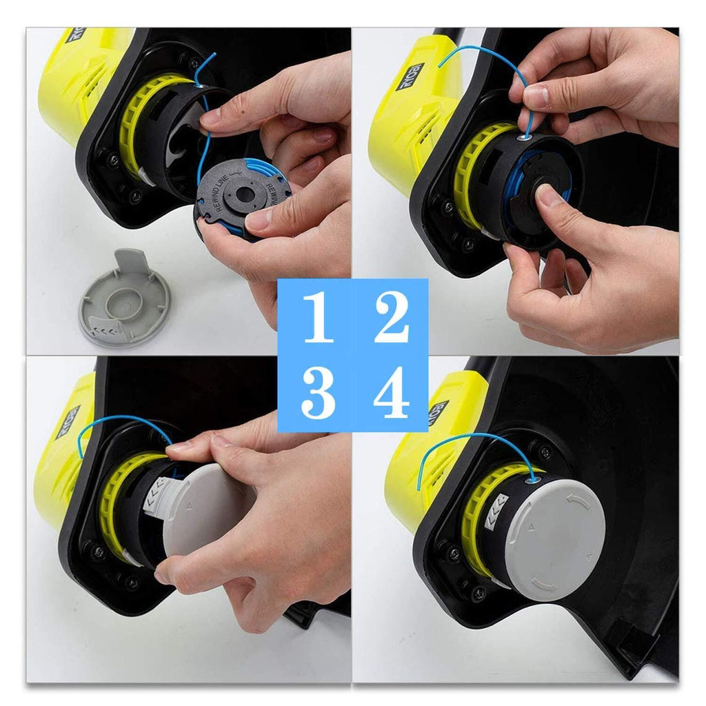6x Genuine Trimmer Spool And Line For Ryobi One+ 18v Strimmers Fast Post