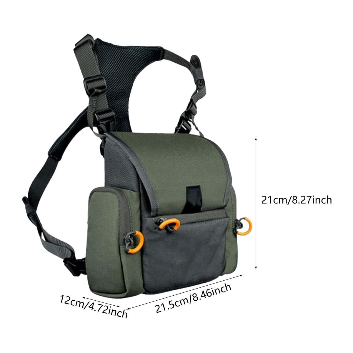UK New Binocular Harness Chest Pack Multi Pocket Multifunction Portable Bino Bag