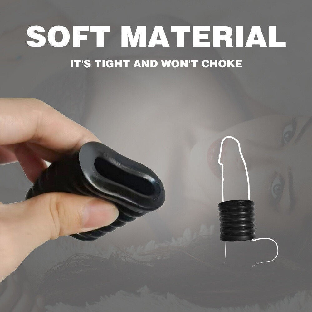 Ball-Scrotum-Stretcher-Dual Ring-Penis Stretcher Enhancer Delay Ejaculation MALE