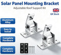 Solar Panel Mounting Bracket Adjustable Angle Tilt Mount Fixing Wall Roof UK